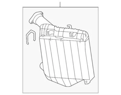 Intercooler izquierdo original Volkswagen 2012-2016 Touareg TDI R-Line 7L6-145-803-J Foto 1 de 2