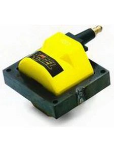 Accel Ignition Coil Super Coil E-Core 0.300 ohm Male HEI 48000V Yellow (140011) - Picture 1 of 12