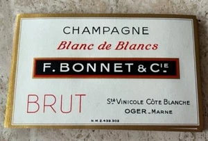 LOT 106/38 etiquettes /  CHAMPAGNE  BONNET &CIE /LABELS BOISSON ALCOOL OLD - Picture 1 of 1