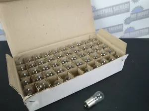 (50 pcs.) LAMP BULBS 6S6-145V-SCB, 145 V, S-6, S.C. BAYONET (NEW in BOX) BA15S - Picture 1 of 7