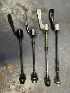 2 Pairs QR Quick Release Skewers Inc KK Shimano XT Rear Front Not Matching Sets - Picture 1 of 2