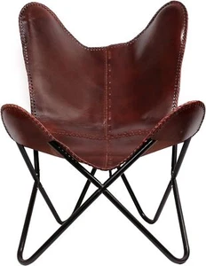 Butterfly Chair Handmade with Powder Coated Folding Iron Frame New - Picture 1 of 3