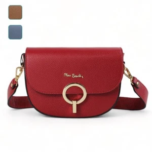 Borsetta donna Pierre Cardin borsa in vera pelle dollaro firmata made in Italy - Foto 1 di 28