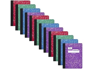 Mead Composition Notebooks, 12PK Assorted Colors 12 Pack - Picture 1 of 8