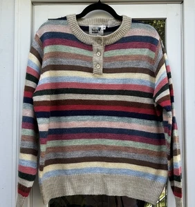 Suéter Pullover Barry Ashley Vintage Rayas Mujer XL 42 - Imagen 1 de 16