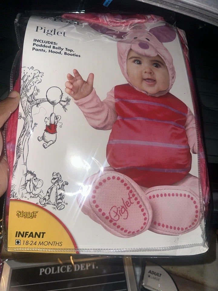 Piglet halloween costume disney baby infant winnie the pooh 12-18m Spirit Hallow - Image 1 of 1