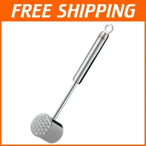 18/10 Premium Steel Meat Tenderizer with Ergonomic Handle - Modern Kitchen Tool - Picture 1 of 3