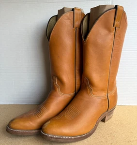 Vintage Damengröße 8M braun Leder Roper Cowboy Westernstiefel - Bild 1 von 8