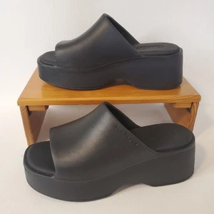 Skechers Foamies Rave - As If Platform Sandals Black  Women's US Size 6 EXC COND - Picture 1 of 10