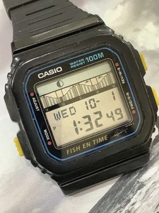 CASIO FT 100W Mod. 844 "FISH en TIME" JAPAN Año 1989 !! EXCELENTE!! (Ver Fotos) - Imagen 1 de 10