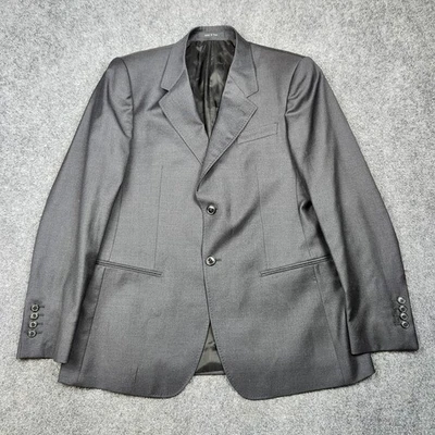 Emporio Armani Blazer Mens 54 Charcoal Napoli Line Made in Italy Sport Coat - Image 1 of 4