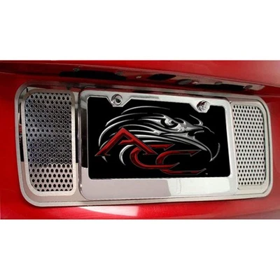 Рама номерного знака для Chevy Corvette C6 2005-2013 годов выпуска [нержавеющая сталь/перфорированная] - Изображение 1 из 4