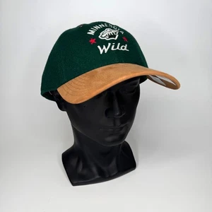 47' Brand Minnesota Wild NHL Hockey Team Clean Up Strapback Hat Green New - Picture 1 of 5