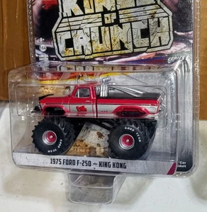 Camión monstruo Ford F-250 King Kong 1975 luz verde 1:64 *Kings of Crunch* - Imagen 1 de 2