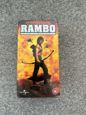 3 x VHS Video Box Set - Rambo  - The Trilogy First Blood, Part 2 & 3. Stallone - Image 1 of 4