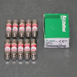 (10) Fusibile Littelfuse KLDR003, 3A, 600V AC/300V DC, ritardo di tempo, KLDR, CC, L600C - Foto 1 di 5