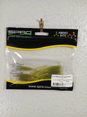 Señuelo de agua dulce de plástico suave SPRO Pin Tail Minnow 2,75" arenque natural 8pk Foto 1 de 2