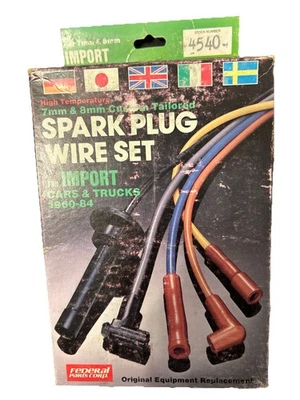 Комплект проводов свечей зажигания федеральные детали 4540 подходит для Toyota Starlet 1984-81 1,3 л - Изображение 1 из 4