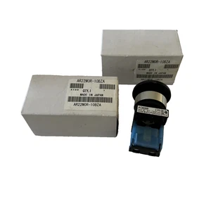 (2) NEW FUJI ELECTRIC AR22M0R-10BZA PUSHBUTTON SWITCH - Picture 1 of 4