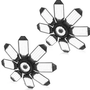 Light 2 Pack 240W 24000LM Adjustable Panels E26 | E27 6500K Heavy Duty - Picture 1 of 7