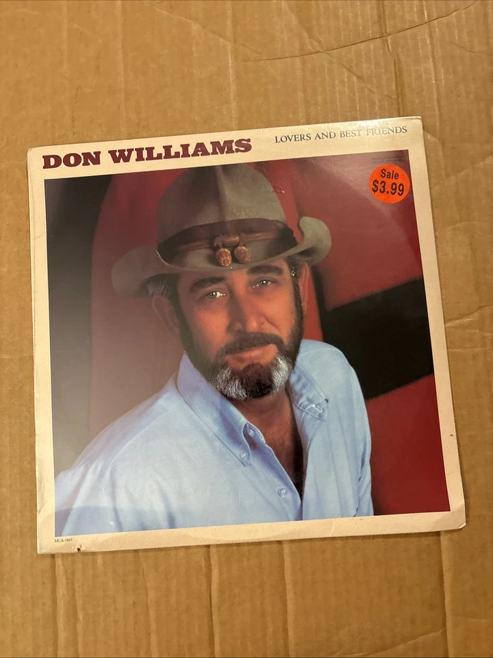 VINYL 33 1/3 RPM 12" Don Williams LOVERS AND BEST FRIENDS MCA Records 1986