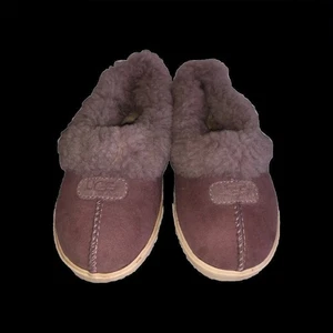 Zapatillas UGG Australia Cuero Lavanda Piel de Oveja Niña Talla 2 EU 32 - Imagen 1 de 8