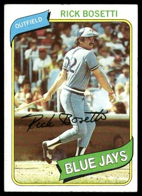 1980 Topps #277 Rick Bosetti - Image 1 of 2