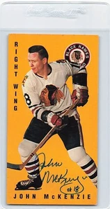 1994 Parkhurst 64/65 Tall Boys #36 John McKenzie Blackhawks Signed Auto *L1691 - Picture 1 of 2