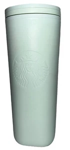 Starbucks Recycled Plastic Insulated Tumbler Triangle Bottom Travel Mug Cup 16oz - Picture 1 of 8