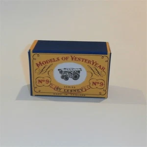 Matchbox Lesney Yesteryear 9 a2 Fowler Showman Motor Estilo B Reproducción Caja - Imagen 1 de 5