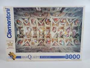 NEW Clementoni 3000 Piece Puzzle Michelangelo Sistine Chapel Ceiling RARE #33019 - Picture 1 of 7