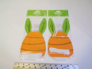 LOT-40 CT EASTER PARTY TREAT BAGS-CARROTS -SWEETS-EGG HUNT BAGS-2 PACKS** - Picture 1 of 5