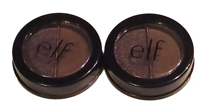 Lot of 2 Elf Duo Eye Shadow #4300 Brown Purplew/Sparkles - Image 1 of 2