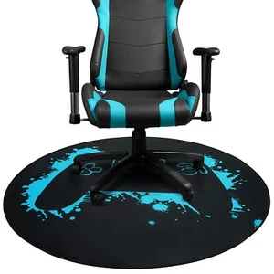 Gaming Chair Mat Round Chair Mat For Hardwood Floor Gaming Rugs Antislip Carpet  - Picture 1 of 7
