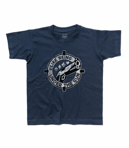 T-shirt bambino I LIKE BEING UNDER THE GUN UTG poker texas hold'em pistola - Imagen 1 de 3