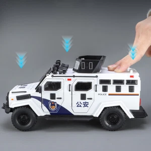 1/24 New Alloy Sword Toothed Tiger Armored Model Diecast Metal Police Car Toys9i - Picture 1 of 20