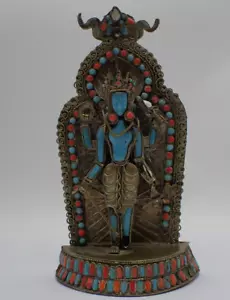 autel ancien ,Tibet - Imagen 1 de 9