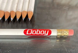 DOBOY Vintage Konvolut 10 Werbestifte Holz unbenutzt vorgespitzt Nr. 2 - Bild 1 von 4