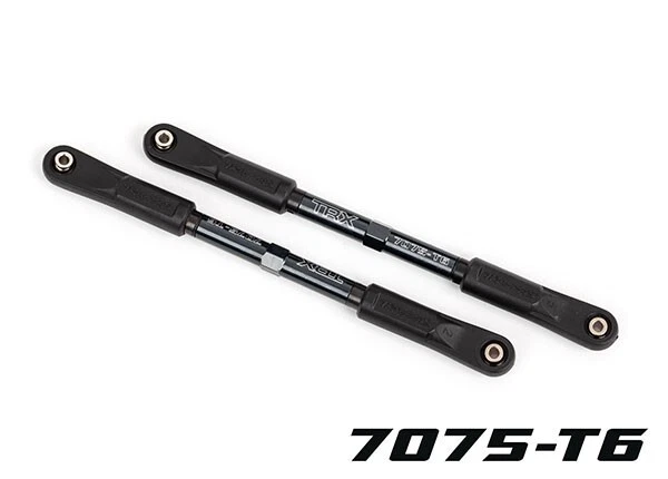 TRAXXAS 9548A Tiranti Camber Posteriori 144mm Alluminio Anodizzato Titanio Scuro - Immagine 1 di 1