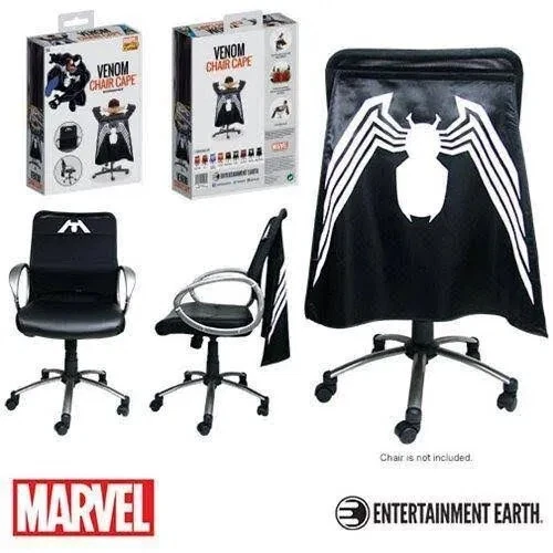 Capa silla de oficina Marvel Comics Venom con licencia oficial nueva en caja Foto 1 de 1