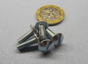 Truss Head Zinc Plated Steel, Slotted Screw 8-32 x .500" Length, 500 Pcs - Picture 1 of 12