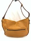 Marino Orlandi Chestnut Brown Glazed Cowhide Leather Shoulder Bag Purse Handbag