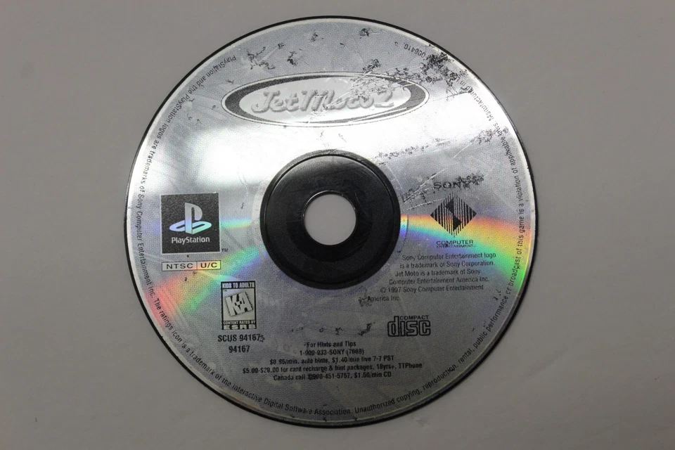 Jet Moto (PS1, 1997) DISC ONLY - Image 1 of 1