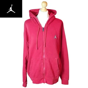Air Jordan by Nike Herren Full Zip Hoodie UK Gr. L Rot Trainingsanzug Oberteil Kapuzenoberteil - Bild 1 von 12