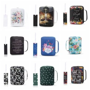 Zipper Bible Carrying Case Stylish Handbag New Bible Cover Outdoor - Picture 1 of 29