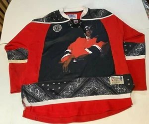 Post Game Large Biggie Smalls rot schwarz Hockey Trikot 92 Notorous B.I.G Wallace - Bild 1 von 12
