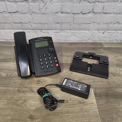 Polycom VVX 101 VoIP Phone with UK Power Supply - Image 1 of 4