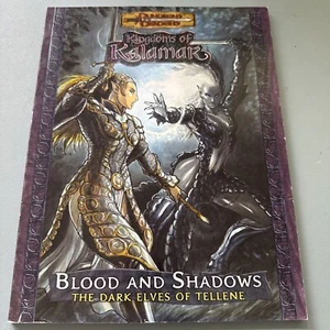 D&D Kingdoms of Kalamar Blood and Shadows The Dark Elves of Tellene Sourcebook - Bild 1 von 4