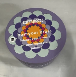 Amika Bust Your Brass Intense Repair Mask 8 oz. - Free Shipping - Picture 1 of 3