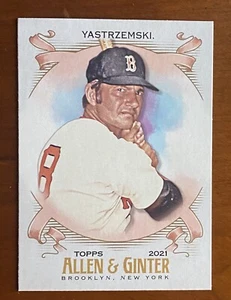 2021 Topps Allen Ginter CARL YASTRZEMSKI YAZ # 103 HOF Red Sox - Picture 1 of 2